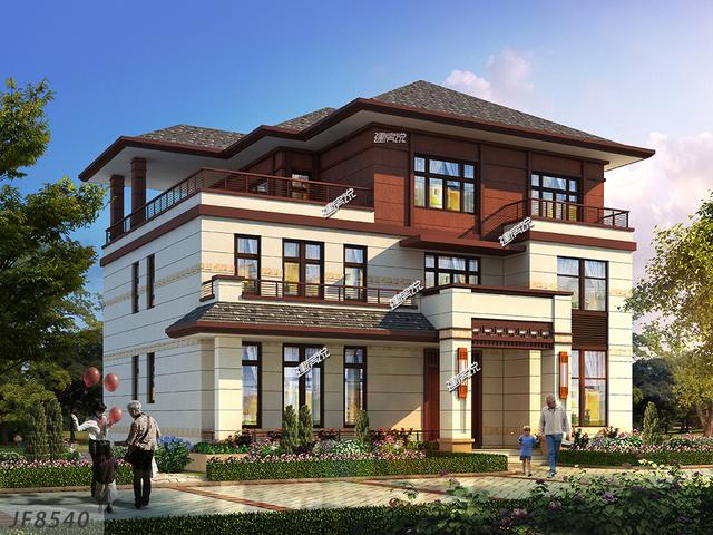 漂亮大氣中式別墅設計圖，獨有的寧靜，曼妙的生活，寧靜致遠。