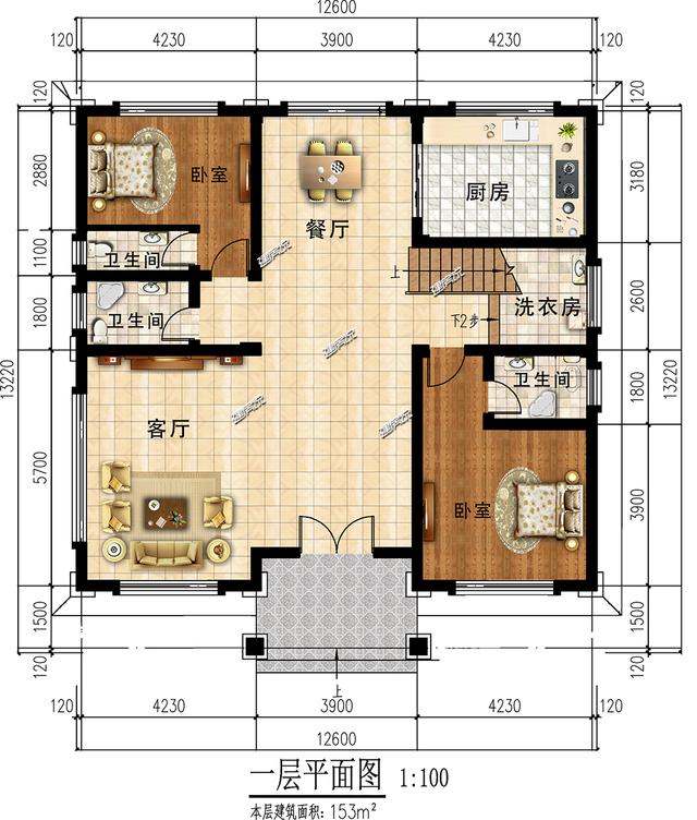 豪華別墅設計圖，建造起來，你一定是全村的焦點，太棒了