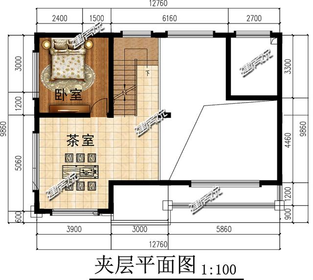 三層豪華歐式別墅設計圖，帶挑空客廳、車庫和夾層，好設計值得收藏！