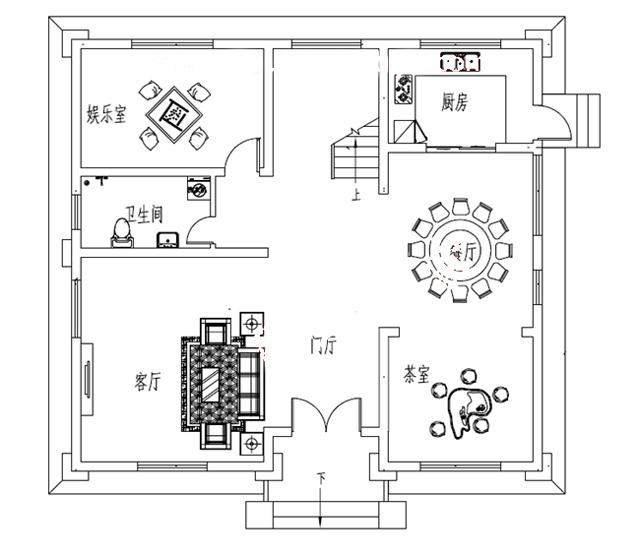 鄉村三層自建別墅設計圖推薦（帶有建成實景圖對比）