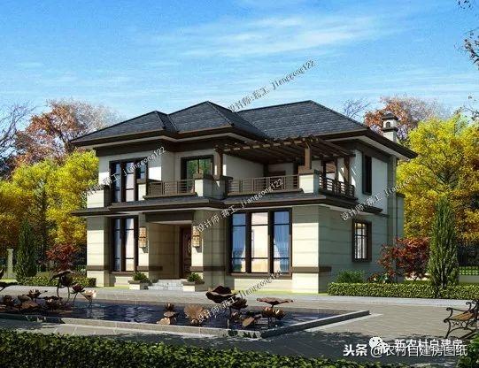 10套適合南北方農村的二層別墅設計圖，各有所長，精美舒適，歡迎選購