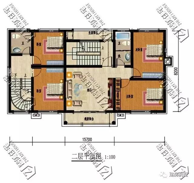 不同類型的小別墅自建房，第一棟歐式風(fēng)格，第二棟適合兩兄弟住