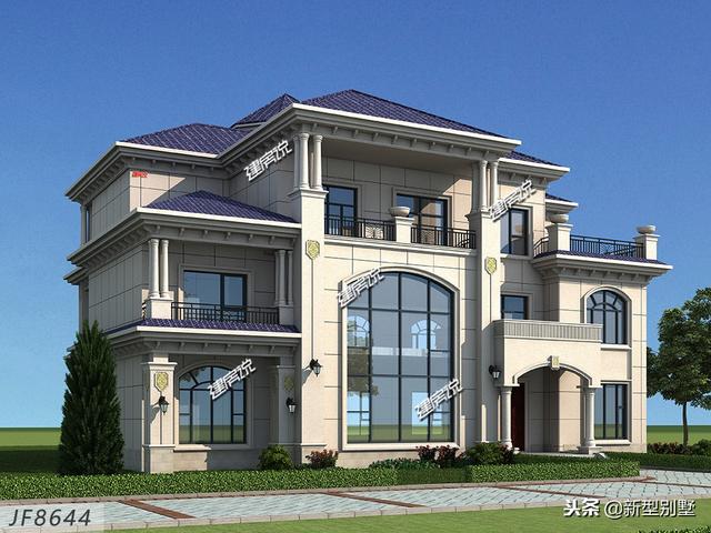 新款別墅設(shè)計(jì)圖，奮斗到40歲擁有別墅，你就是人生贏家