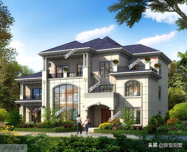 新款別墅設(shè)計(jì)圖，奮斗到40歲擁有別墅，你就是人生贏家