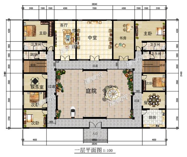 中國最美四合院設計圖，沒有人不愛，擁有一棟你真牛！