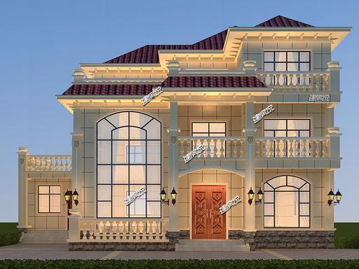 三層豪華歐式別墅設計圖，華麗麗的豪宅既視感，酷到沒朋友