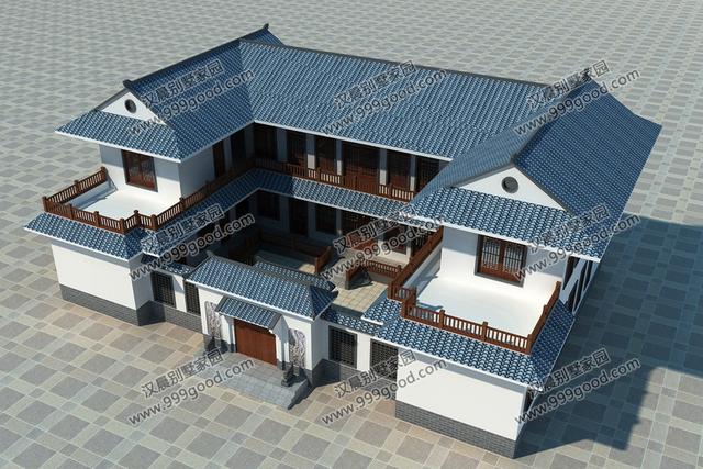 2026年鄉村自建別墅設計圖，3棟中式別墅，古色古香又不乏新意