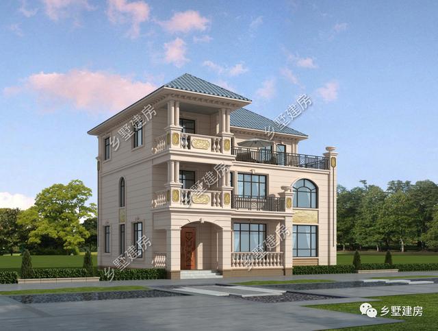 14X10米鄉村小別墅設計圖，桌球室+露臺完美設計，經典實用不落伍！