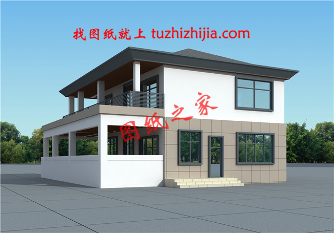 2019獨棟現代簡約風格別墅外觀圖,外觀新潮,風格獨特