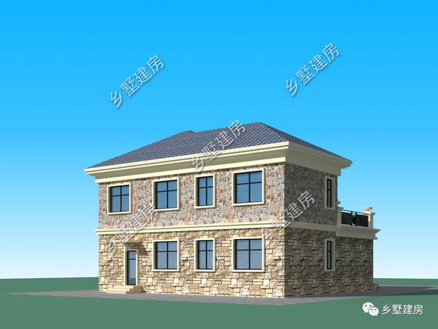 13X10米小別墅設計圖，農村還沒建房的有福了，造價只需30萬！