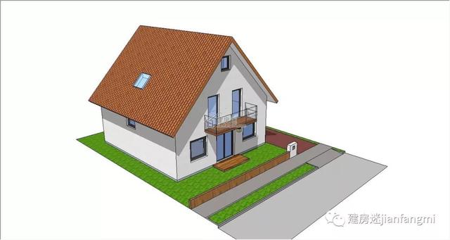 德式小洋樓設(shè)計(jì)圖推薦，9.5MX10M精致別墅