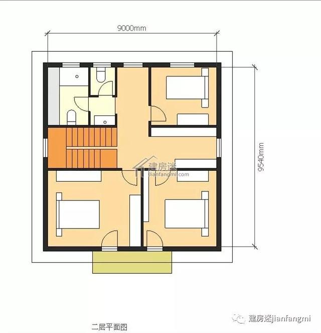 德式小洋樓設(shè)計(jì)圖推薦，9.5MX10M精致別墅