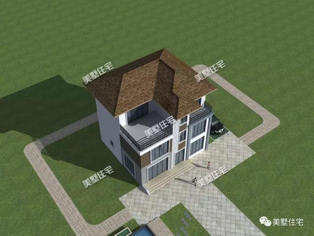 現代風美墅設計圖，清爽簡約，建一棟有面兒又有范兒
