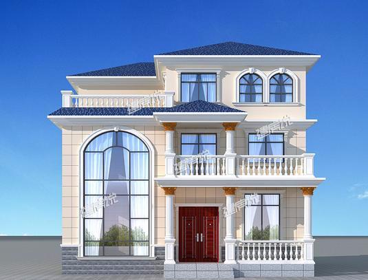 三層7居室別墅設(shè)計圖，美觀大氣多露臺很實用，超漂亮！