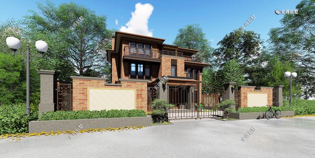 5套氣場十足的新中式合院別墅設計圖，帶你見識真正的豪宅