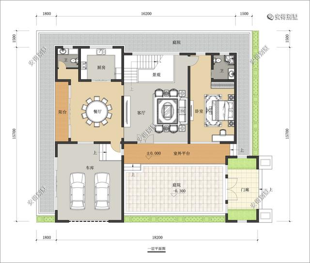 5套氣場十足的新中式合院別墅設計圖，帶你見識真正的豪宅