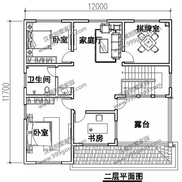 外觀漂亮的二層小別墅設計圖，造價30萬左右，復式布局最受歡迎