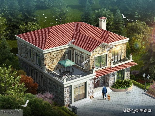 這棟經(jīng)典別墅設(shè)計(jì)圖，讓你一家日子紅紅火火