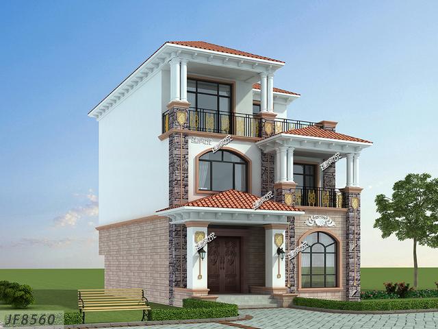 這3套別墅設(shè)計圖，最低只要20萬開建，小宅基地建房的福音。