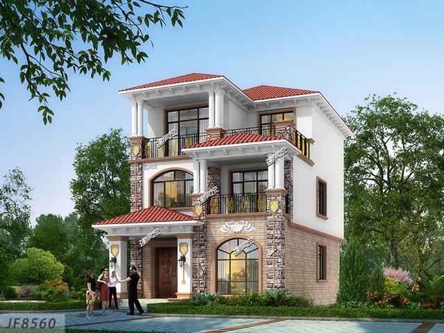 這3套別墅設(shè)計圖，最低只要20萬開建，小宅基地建房的福音。