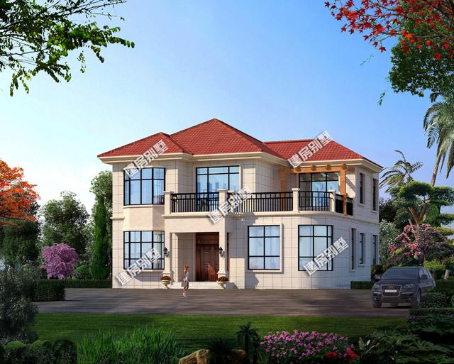 實用別墅設計圖，農村自建房不管幾層，實用便利性為首要