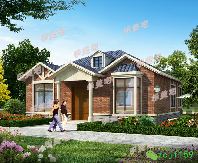 新農村一層自建房設計圖紙，造價經濟實惠，美觀大方