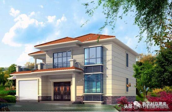 這5套小白都看得懂的別墅設計圖紙，施工簡單，造價經濟