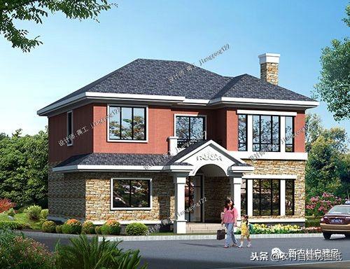 這5套小白都看得懂的別墅設計圖紙，施工簡單，造價經濟