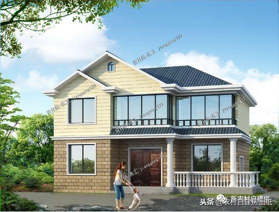 這5套小白都看得懂的別墅設計圖紙，施工簡單，造價經濟