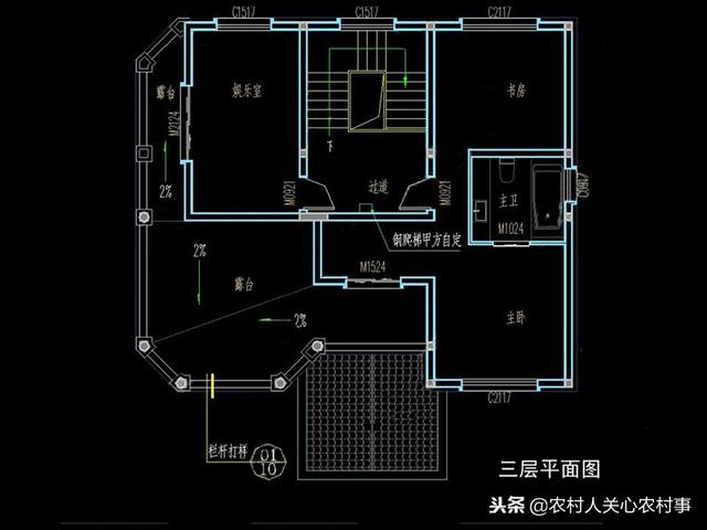三層歐式別墅設(shè)計(jì)圖，占地120平米，美觀大氣，主體造價(jià)不高