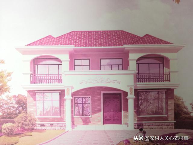 二層小洋樓建筑設(shè)計(jì)戶型圖，房子上檔次，居住也舒適