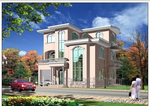 現代簡單大氣別墅設計圖，占地面積135平米，戶型實用，符合大眾審美