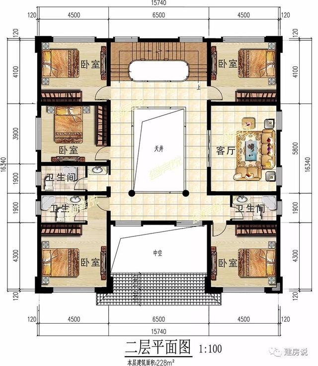 新中式別墅設計圖，風景先生都說好，越住越有錢