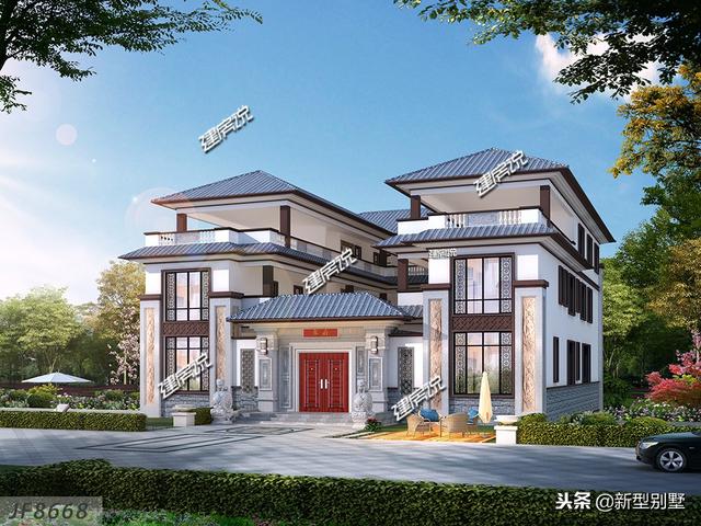 2026新款別墅設計圖，配套地下車庫，電梯，這別墅真享受