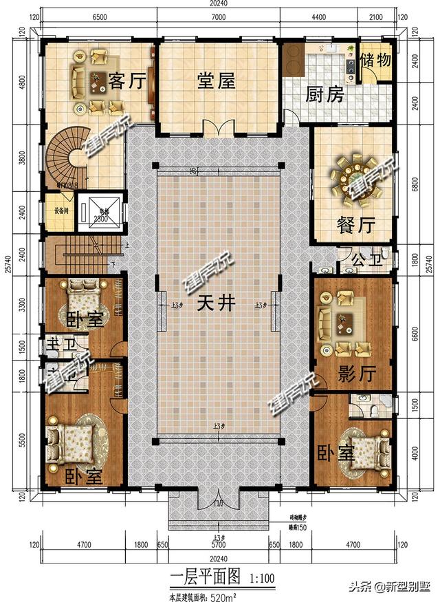 2026新款別墅設計圖，配套地下車庫，電梯，這別墅真享受