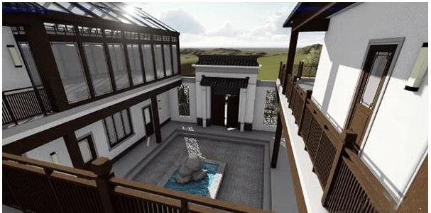 中式農村別墅設計圖，最高級的炫富，429平米設9室2廳中庸大氣！