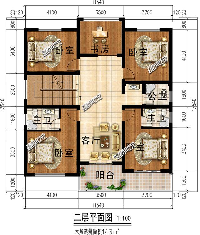 2026年了，房子不能再土了，漂亮現代風別墅設計圖，全村最拉風