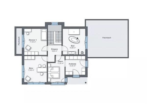 這款小戶型現代別墅設計圖推薦,造價廉價造型顯價，人人都建得起