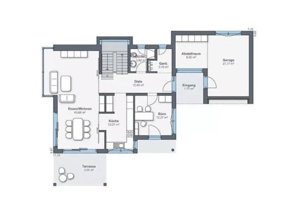 這款小戶型現代別墅設計圖推薦,造價廉價造型顯價，人人都建得起