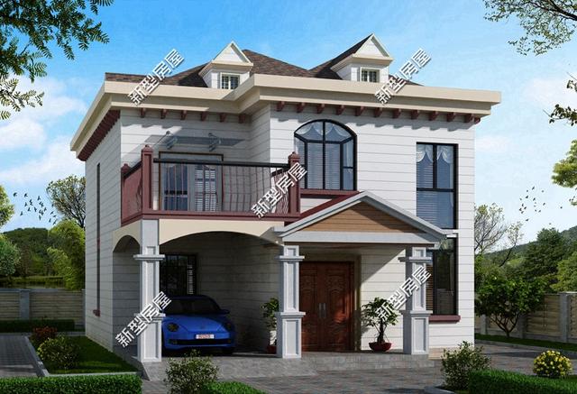 5套10米面寬的農村別墅設計圖，第4套20多萬你建嗎？