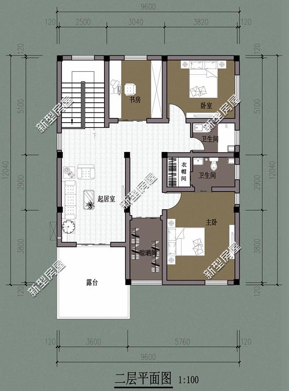 5套10米面寬的農村別墅設計圖，第4套20多萬你建嗎？