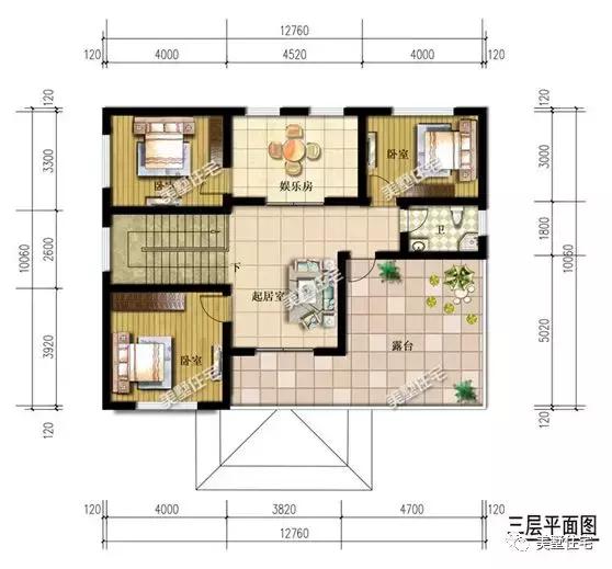 這5套三層農(nóng)村別墅設(shè)計圖，你確是要看一看，40多萬建出百萬效果