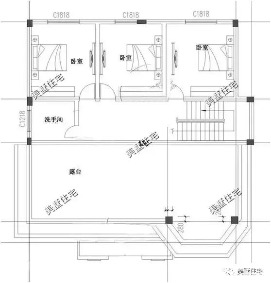 這5套三層農(nóng)村別墅設(shè)計圖，你確是要看一看，40多萬建出百萬效果