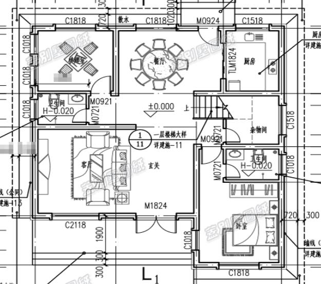 平屋頂二層精致鄉(xiāng)村自建房：22萬11×12米帶棋牌室+臥室套房