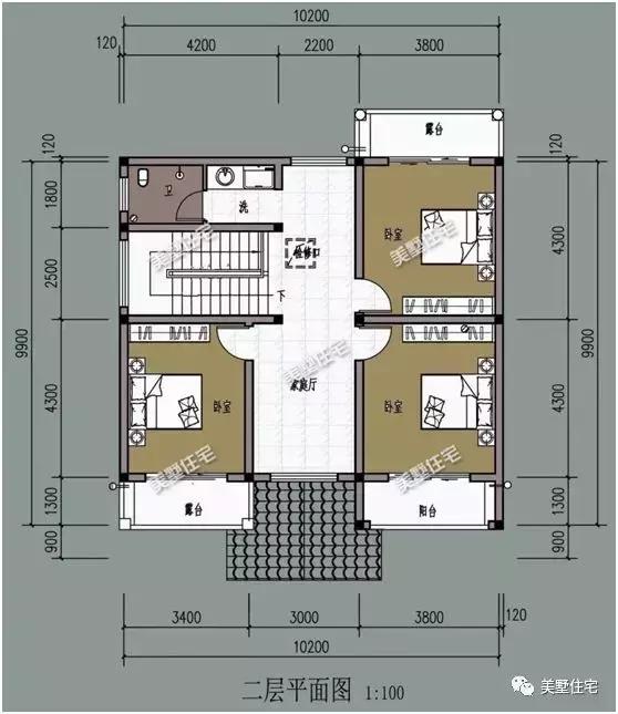 6套占地小的二層別墅設計圖，20來萬就能建，自住養老都合適