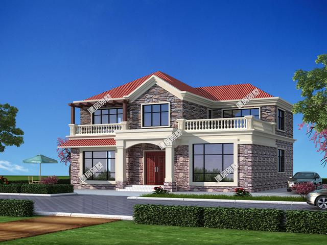 農村二層小別墅設計圖推薦，除了外觀精致，布局更重要