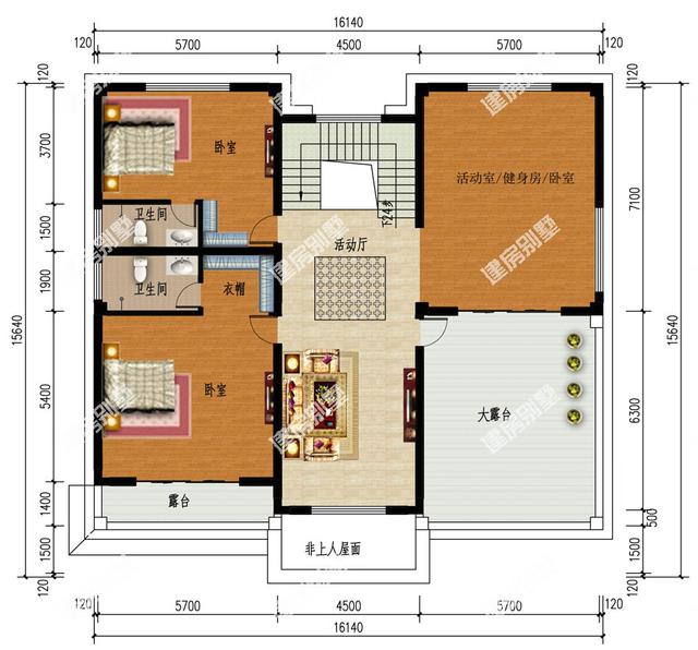 農村二層小別墅設計圖推薦，除了外觀精致，布局更重要