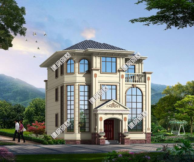 10.2x13.6意式風格三層別墅設計圖，地下酒窖讓多少人夢寐以求？