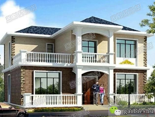 二層農村自建房設計圖施工圖，豪華大氣，一棟理想的戶型