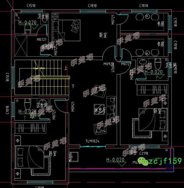 簡(jiǎn)單實(shí)用農(nóng)村二層自建房住宅設(shè)計(jì)效果圖，平屋頂設(shè)計(jì)，符合農(nóng)村生活習(xí)慣